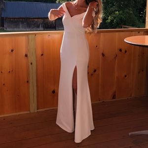 White lulus maxi dress